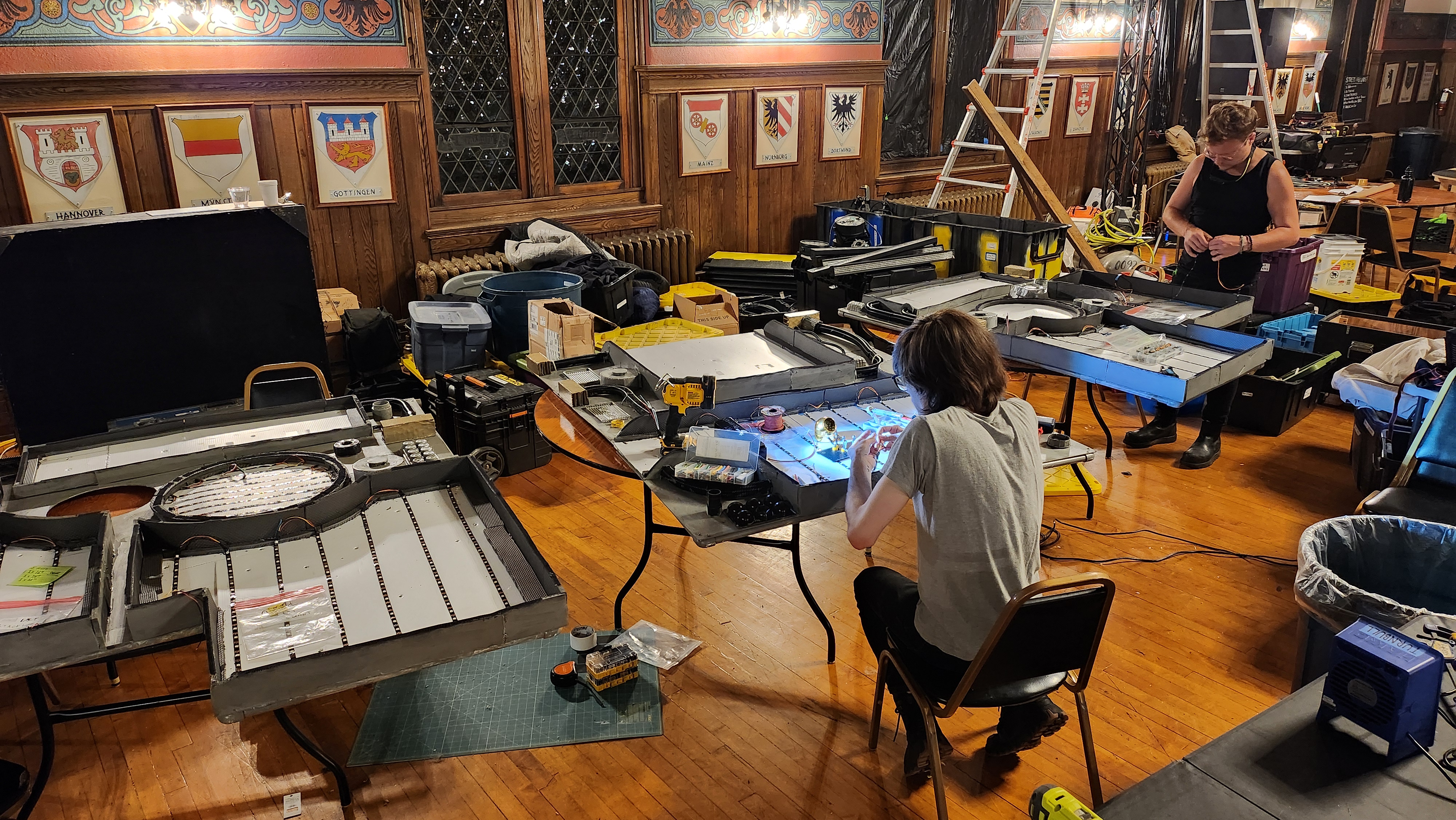 Peter and Kyle work on Charlie